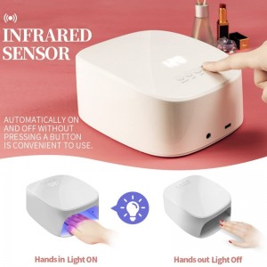 M&r p30pro ασύρματο UV LED LANP Nail Lamp, 60w επαναφορτιζόμενο UV φως για καρφιά ασύρματο στεγνωτήρα νυχιών LED με θύρα USB για φόρτιση τηλεφώνου και τρυπάνι νυχιών, Επαγγελματική λάμπα νυχιών για βερνίκι νυχιών γέλης