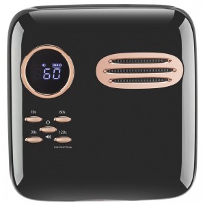 M&R 701PRO Λυχνία νυχιών LED, ασύρματο στεγνωτήρα νυχιών, Επαναφορτιζόμενη λυχνία νυχιών 72W, φορητή λυχνία νυχιών UV με 4 χρονομετρητής και οθόνη LCD Green