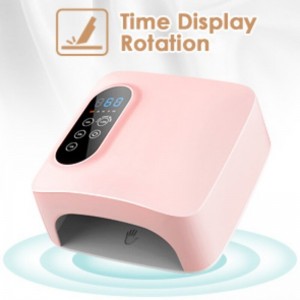 M&R 601PRO 72W Λυχνία νυχιών LED, επαναφορτιζόμενο στεγνωτήρα νυχιών LED, ασύρματο λαμπτήρα φώτων νυχιών 15600mAh, Επαγγελματικά φώτα νυχιών νυχιών Art Manicure Manicure για το σπίτι και το σαλόνι (επαναφορτιζόμενο)