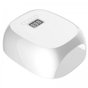 M&R 801PRO Λυχνία νυχιών LED, ασύρματο στεγνωτήρα νυχιών, Επαναφορτιζόμενο φως νυχιών 72W, φορητή λυχνία νυχιών LED με 4 χρονοδιακόπτης και οθόνη LCD Green