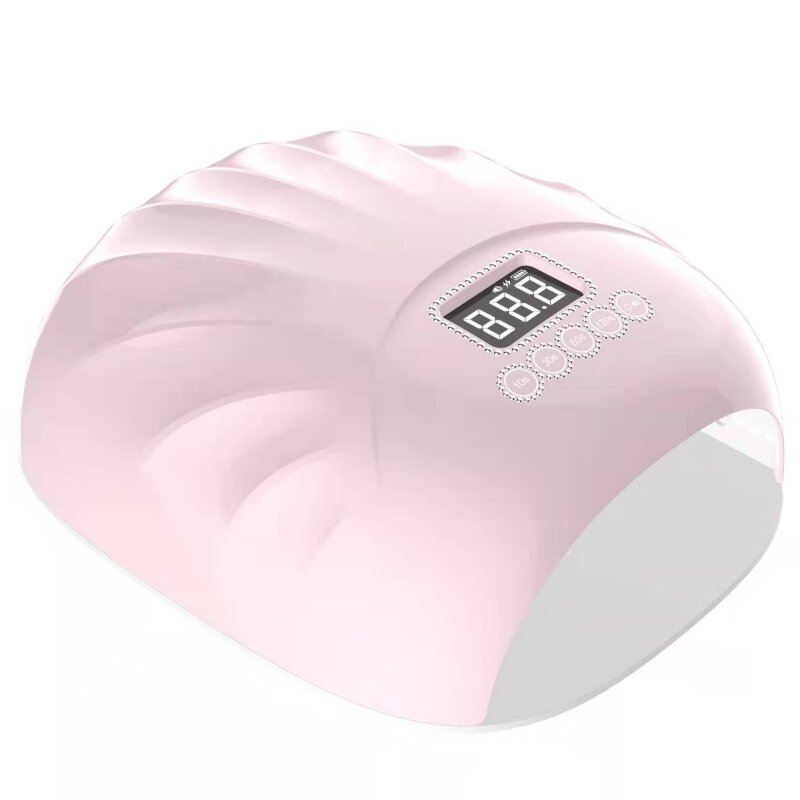 M&R 802Pro Cordless LED LANP NARE LAMP, Wireless Dryer Nail, 72W Επαναφορτιζόμενη λυχνία νυχιών LED, Φορητό λαμπτήρα νυχιών LED με 4 χρονομετρητής και οθόνη LCD Green